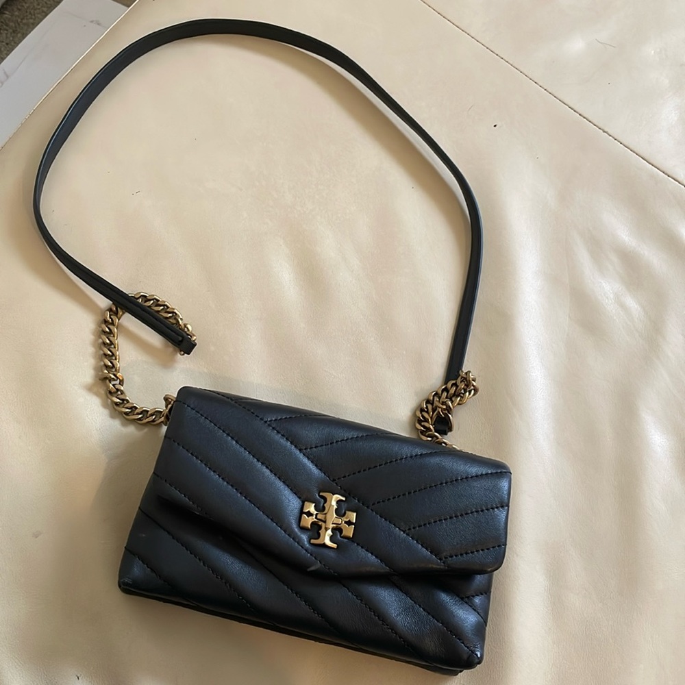 Black and gold small wallet purse